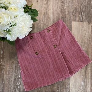 Wild Fable Rose corduroy skirt